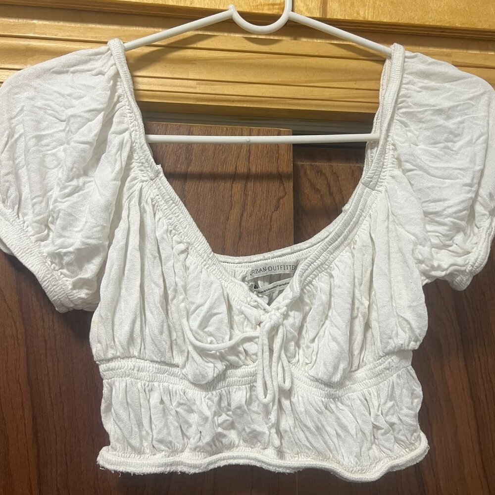 Urban Outfitters White Crop Top